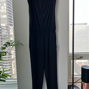 Veronica M Black Jumpsuit with Modern Tapered Design